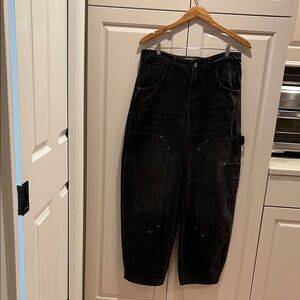 Woman’s free people LOREN high-rise Carpenter battle pants gorgeous.